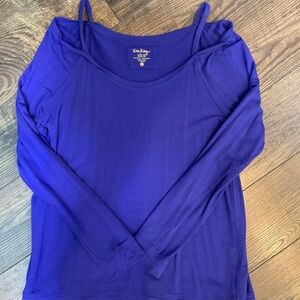 Lilly Pulitzer Royal Blue Long Sleeve Top